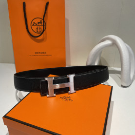 1위 HERMES 에르메스 벨트 남성용 금장,은장 (3.8cm) H100