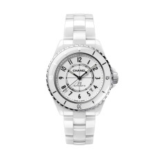 15위 CHANEL 샤넬 J12 H0968 남성,여성 커플용 신상모델! 100%세라믹 소재 화이트 다이얼 세계적 범용 쿼츠 무브먼트 cha0142 - CHANEL J12 TOP Grade Quality Ladies Full Ceramic White Dial Swiss Ronda Quartz Movement