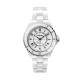 15위 CHANEL 샤넬 J12 H0968 남성,여성 커플용 신상모델! 100%세라믹 소재 화이트 다이얼 세계적 범용 쿼츠 무브먼트 cha0142 - CHANEL J12 TOP Grade Quality Ladies Full Ceramic White Dial Swiss Ronda Quartz Movement