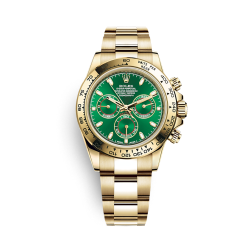 11위 (정품비교영상) ROLEX 로렉스 데이토나 옐로우 골드 그린 다이얼 최신버전 업그레이드형!! 크로노그래프 데이토나 18K 옐로우골드 Green 다이얼 수정형 ETA 7750 오토매틱 무브먼트 rol0730 - ROLEX TOP Grade Quality Chronograph Daytona 18K YellowGold Case Green Dial High Quilty Automatic Movement