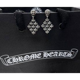 Chrome Hearts 크롬하츠 CH PLUS RHOMBUS X크로스 귀걸이 silver.925 [1:1제작] 남녀공용