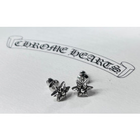 Chrome Hearts 크롬하츠 CH PLUS 클래식 미니 TEAM STAR 핀 귀걸이 silver.925 [1:1제작] 남녀공용