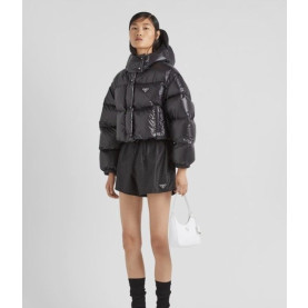 PRADA 프라다 24FW 리나일론 구스 숏 패딩