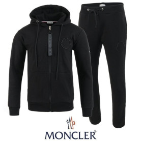 MONCLER 몽클레어 자수 로고 후드집업 트레이닝 셋트