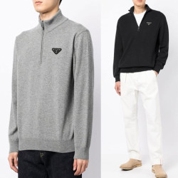 PRADA 프라다 하프집업 니트 4COLOR
