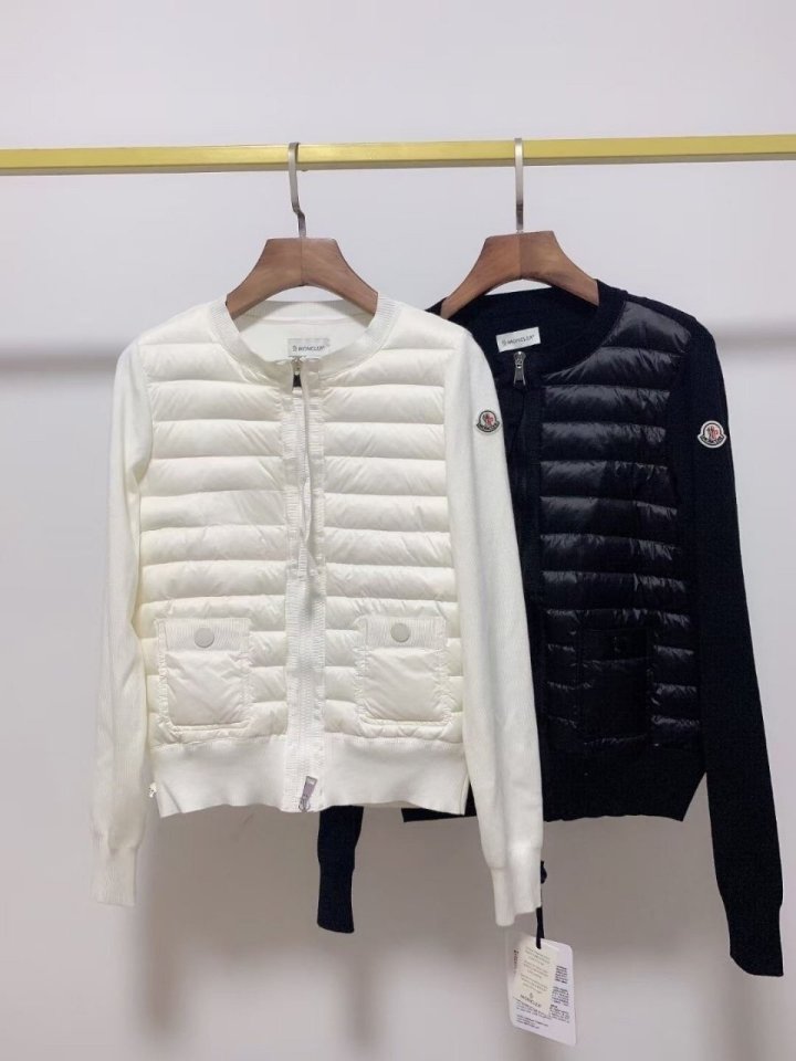 MONCLER 몽클레어 덕다운 니트집업 2COLOR