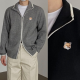 MAISON KITSUNE 메종키츠네 폭스헤드 캐시 배색풀집업 니트 4COLOR
