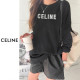 CELINE 셀린느 레터링패치 긴팔티셔츠 2COLOR