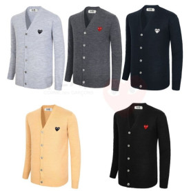 COMME DES GARCONS 꼼데가르송 브이넥 가디건