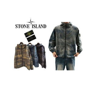 STONE ISLAND 스톤아일랜드 쉐도우 물나염 바람막이
