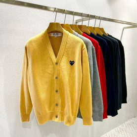 ●4월 판매 2위● COMME DES GARCONS 꼼데가르송 남녀공용 V넥 가디건