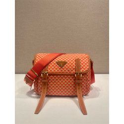PRADA 프라다 삼각 로고 심볼 자수 리나일론 숄더백 1BD383 2025/신상 3COLOR