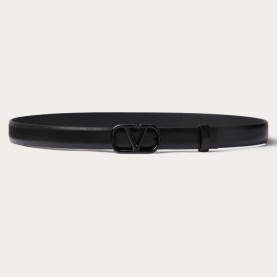 VALENTINO 발렌티노 브이로고 시그니처 유광 송아지 가죽 벨트 (20mm) 3COLOR