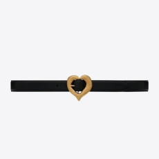 SAINT LAURENT 세인트로랑 양가죽 하트 벨트 650322 (30mm) 2COLOR
