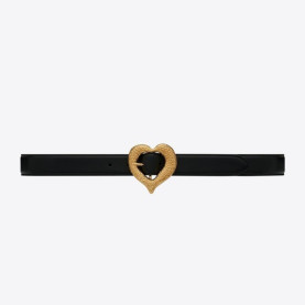 SAINT LAURENT 세인트로랑 양가죽 하트 벨트 650322 (30mm) 2COLOR