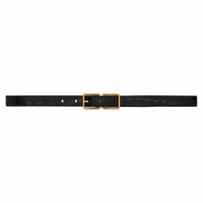 SAINT LAURENT 세인트로랑 크로커다일 엠보 가죽 더블 버클 협벨트 732557 (20mm)