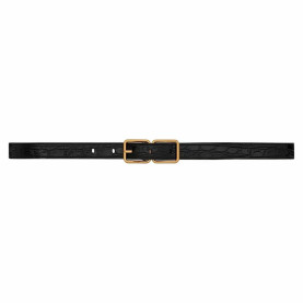 SAINT LAURENT 세인트로랑 크로커다일 엠보 가죽 더블 버클 협벨트 732557 (20mm)