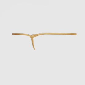 SAINT LAURENT 세인트로랑 스네이크 헤드 스네이크 테일 메탈 체인 벨트 701155 (20mm)