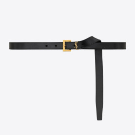 SAINT LAURENT 세인트로랑 베지터블 태닝 가죽 CASSANDRE 슬림 벨트 782076 (20mm) 2COLOR