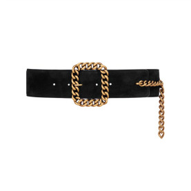 SAINT LAURENT 세인트로랑 사각 체인 버클 벨트 640570 (50mm)