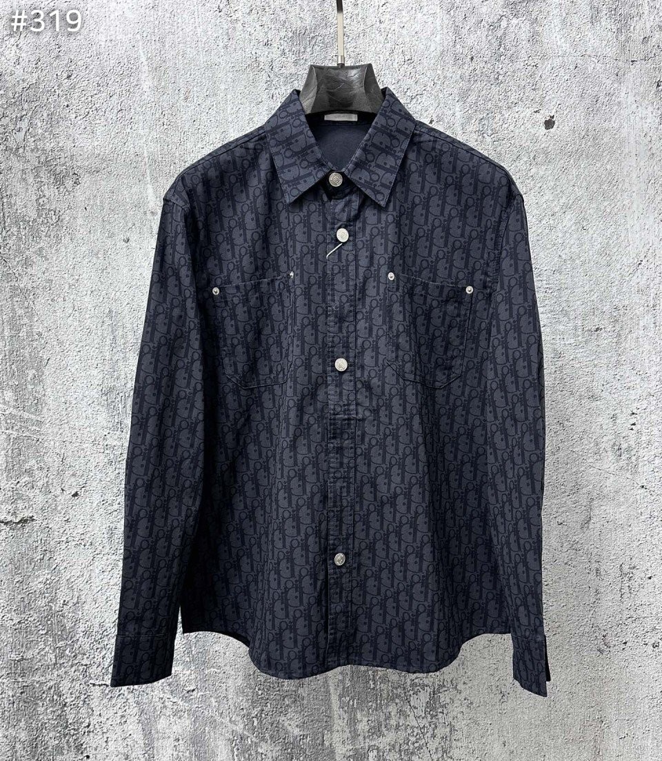 DIOR 디올 오블리크 카스리 셔츠 자켓