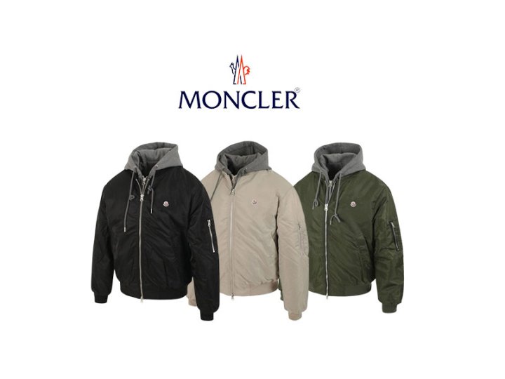 MONCLER 몽클레어 봄버 탈부착 항공 자켓