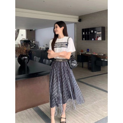 DIOR 디올 롱치마 반팔셋트