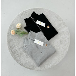 ●4월 판매 16위● MAISON KITSUNE 메종키츠네 폭스패치 반집업