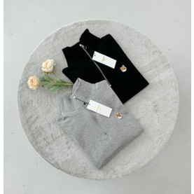 ●4월 판매 16위● MAISON KITSUNE 메종키츠네 폭스패치 반집업