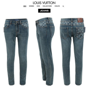 LOUIS VUITTON 루이비통 골드 스틸 다미 포켓 슬림 일자진