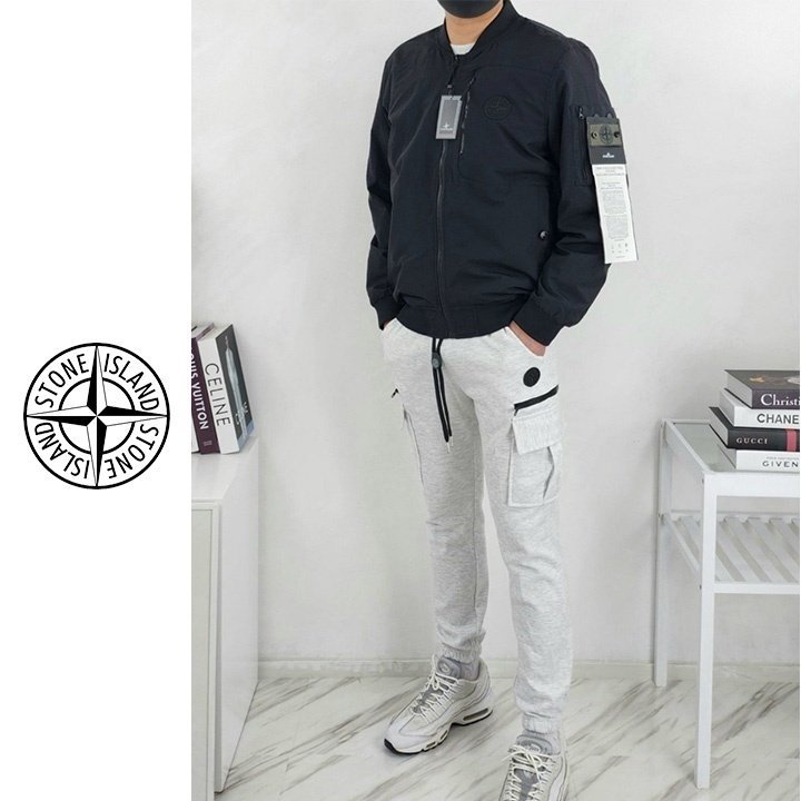 STONE ISLAND 스톤아일랜드 지퍼 항공 자켓