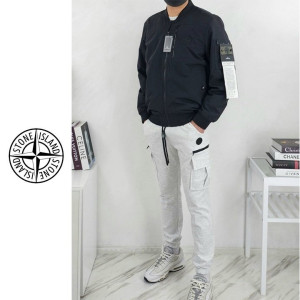 STONE ISLAND 스톤아일랜드 지퍼 항공 자켓