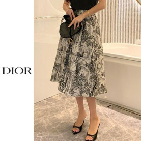 ●4월 판매 4위● DIOR 디올 애니멀 밴딩 스커트