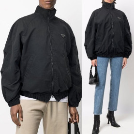 PRADA 프라다 집업 윈드블루종