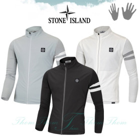 STONE ISLAND 스톤아일랜드 두줄 니트 집업