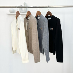 ●4월 판매 9위● MAISON KITSUNE 메종키츠네 더블폭스헤드 울 라운드 가디건