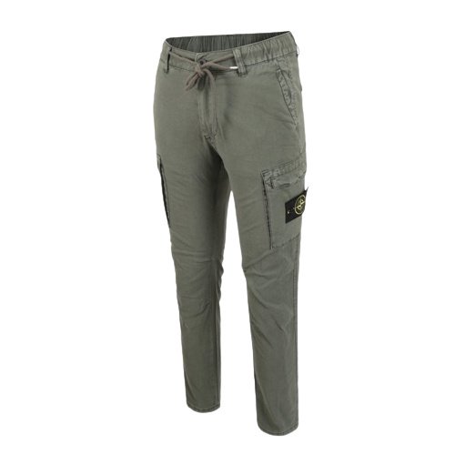 STONE ISLAND 스톤아일랜드 슬림 스판 밴딩 카고 바지 2COLOR