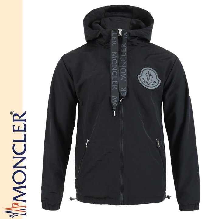 MONCLER 몽클레어 스트링 빅로고 바람막이