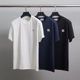 ACNE STUDIOS 아크네스튜디오 화이트와펜 코튼 반팔티