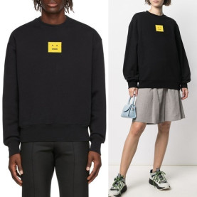 ACNE STUDIOS 아크네스튜디오 옐로우로고 맨투맨