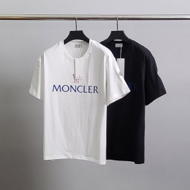MONCLER 몽클레어 베이직 레터링 코튼 반팔티