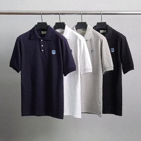 MAISON KITSUNE 메종키츠네 블루폭스 PK 반팔 카라티