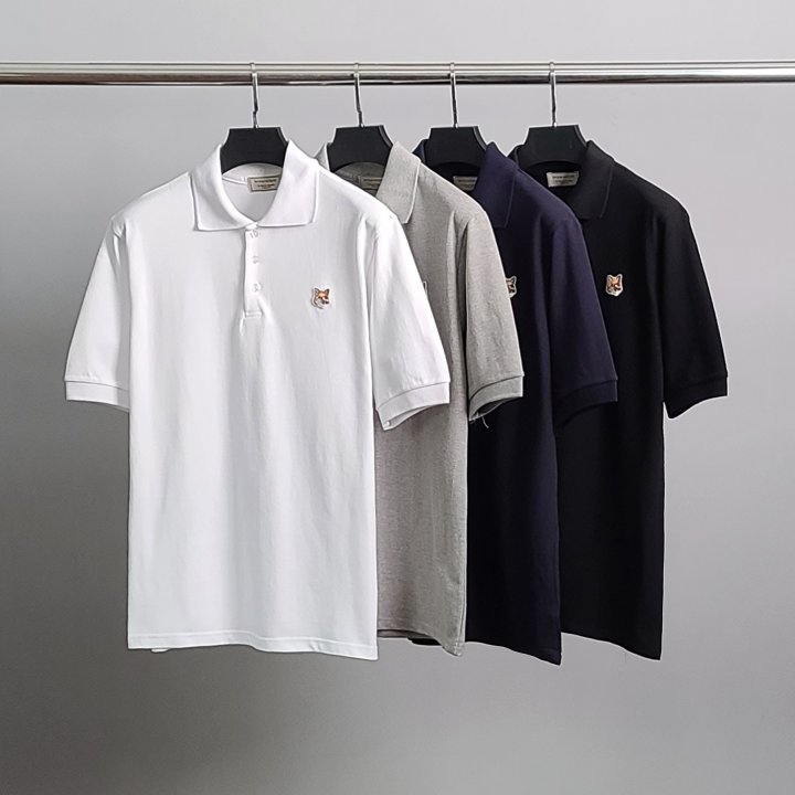 MAISON KITSUNE 메종키츠네 폭스헤드 PK 반팔 카라티
