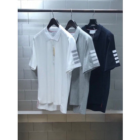 THOM BROWNE 톰브라운 4bar 슬리브 폴로티셔츠