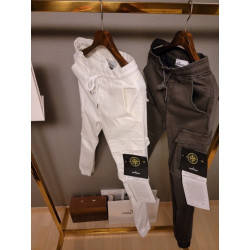 STONE ISLAND 스톤아일랜드 사선 카고 조거팬츠