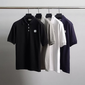 ACNE STUDIOS 아크네스튜디오 화이트와펜 PK 반팔 카라티