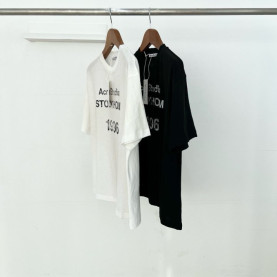 ACNE STUDIOS 아크네스튜디오 페이딩 로고 티셔츠