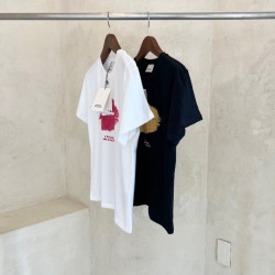 ISABEL MARANT 이자벨마랑 예이츠 입술 로고  반팔티