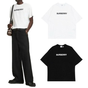 BURBERRY 버버리 로고 프린트 반팔