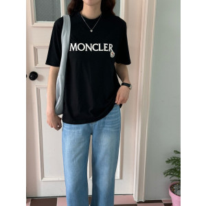 MONCLER 몽클레어 로고 자수 반팔 티셔츠 2COLOR